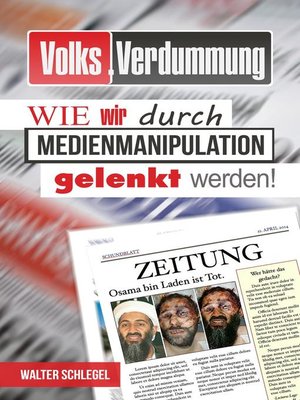 cover image of Volksverdummung--Wie wir durch Medienmanipulation gelenkt werden